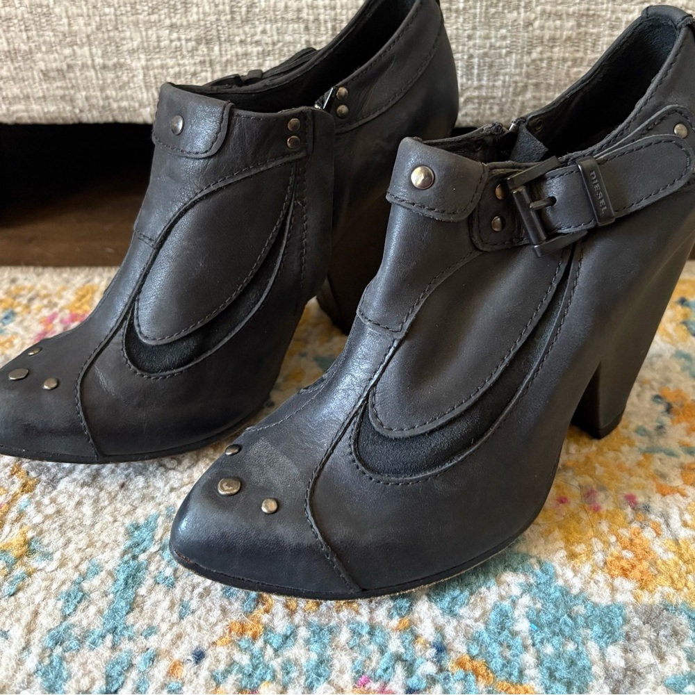 Diesel All Leather Boots